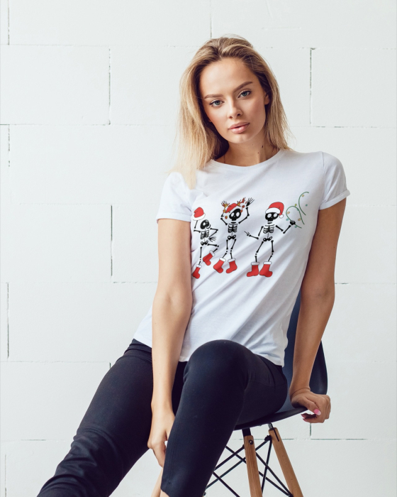 Tricou unisex 100% bumbac Colectia Christmas, sarbatori de Craciun [1]