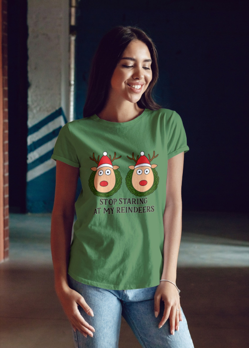 Tricou unisex 100% bumbac Colectia Christmas, sarbatori de Craciun [1]