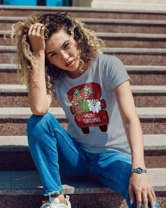 Tricou unisex 100% bumbac Colectia Christmas, sarbatori de Craciun [1]