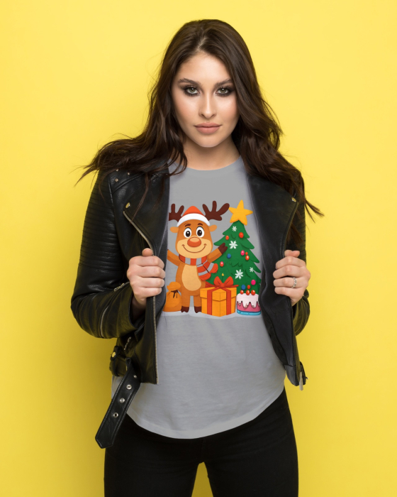 Tricou unisex 100% bumbac Colectia Christmas, sarbatori de Craciun [1]