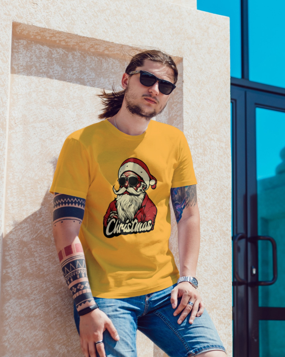 Tricou unisex 100% bumbac Colectia Christmas, sarbatori de Craciun [1]