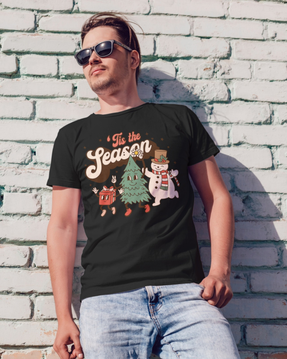 Tricou unisex 100% bumbac Colectia Christmas, sarbatori de Craciun [1]