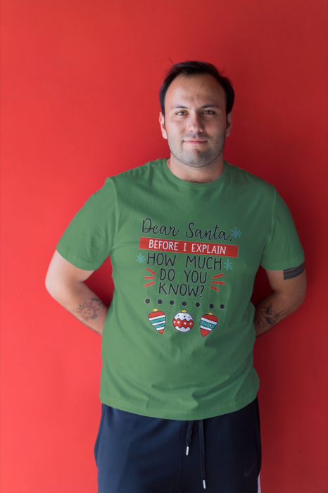 Tricou unisex 100% bumbac Colectia Christmas, sarbatori de Craciun [1]