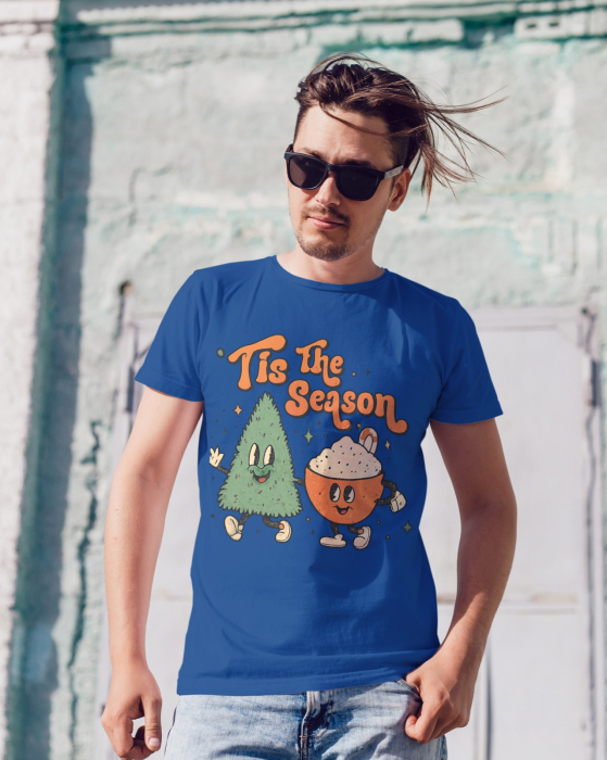 Tricou unisex 100% bumbac Colectia Christmas, sarbatori de Craciun [1]