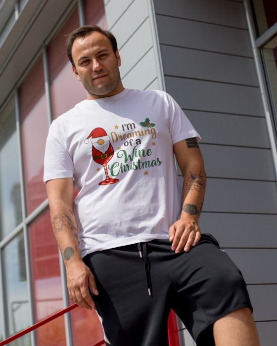 Tricou unisex 100% bumbac Colectia Christmas, sarbatori de Craciun [1]