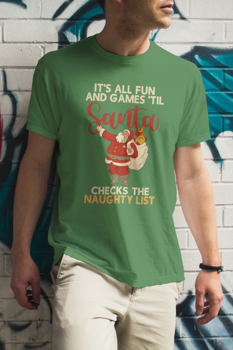 Tricou unisex 100% bumbac Colectia Christmas, sarbatori de Craciun [1]