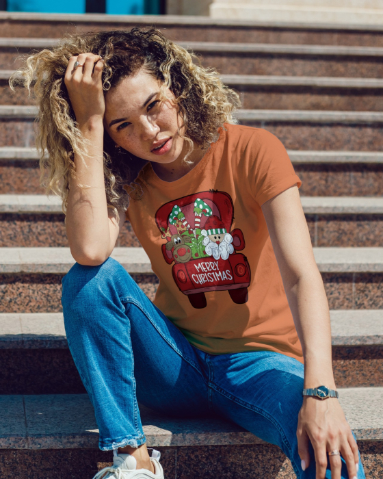 Tricou unisex 100% bumbac Colectia Christmas, sarbatori de Craciun [1]