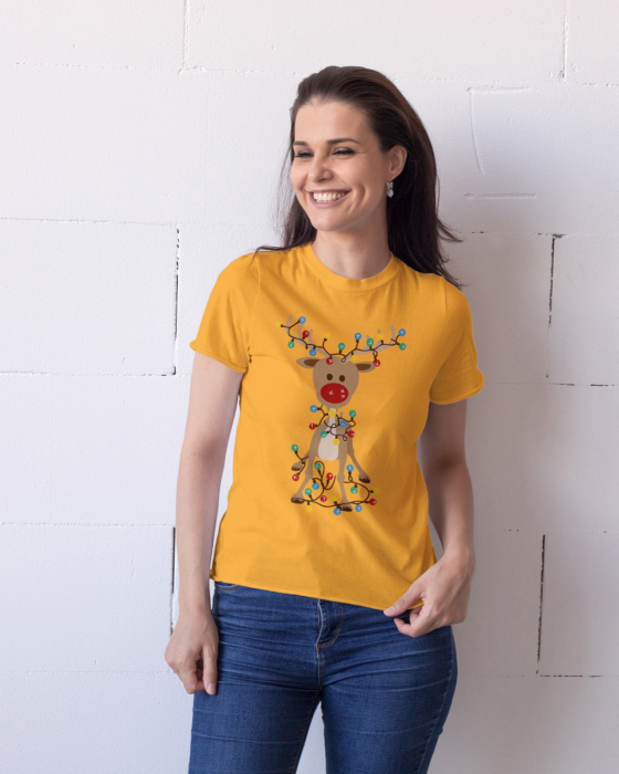 Tricou unisex 100% bumbac Colectia Christmas, sarbatori de Craciun [1]