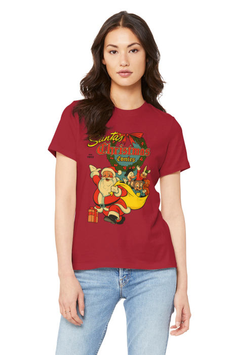 Tricou unisex 100% bumbac Colectia Christmas, sarbatori de Craciun [1]