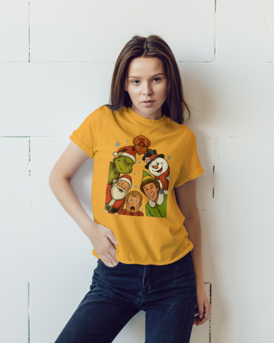 Tricou unisex 100% bumbac Colectia Christmas, sarbatori de Craciun [1]