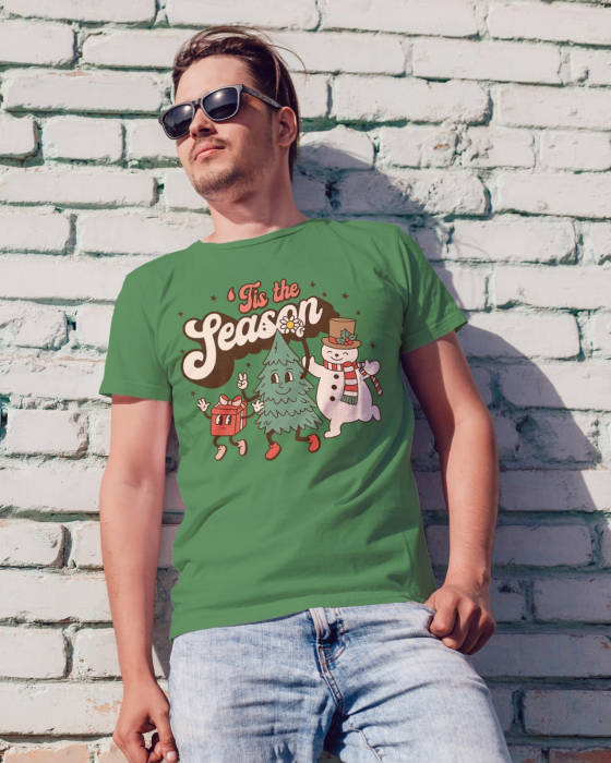 Tricou unisex 100% bumbac Colectia Christmas, sarbatori de Craciun [1]