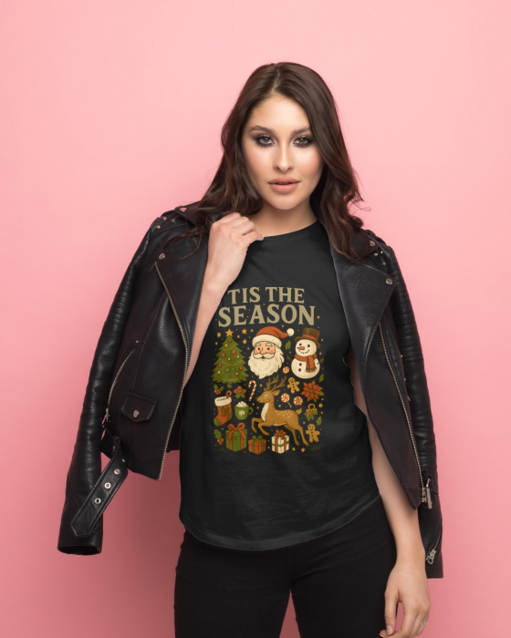 Tricou unisex 100% bumbac Colectia Christmas, sarbatori de Craciun [1]