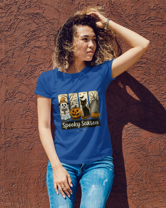 Tricou unisex 100% bumbac colectia Spooky Halloween [1]