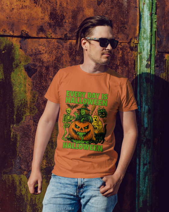 Tricou unisex 100% bumbac colectia Spooky Halloween [1]