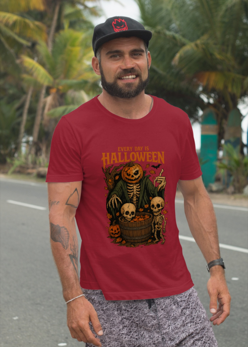 Tricou unisex 100% bumbac colectia Spooky Halloween [1]