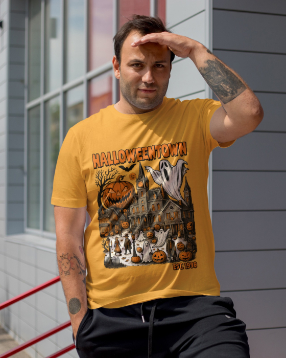 Tricou unisex 100% bumbac colectia Spooky Halloween [1]