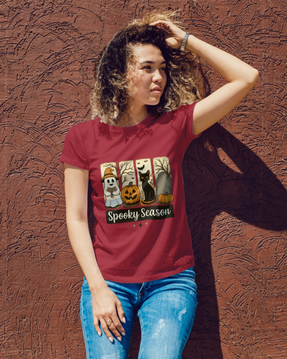 Tricou unisex 100% bumbac colectia Spooky Halloween [1]