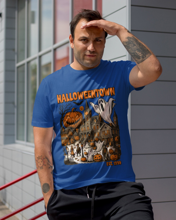 Tricou unisex 100% bumbac colectia Spooky Halloween [1]