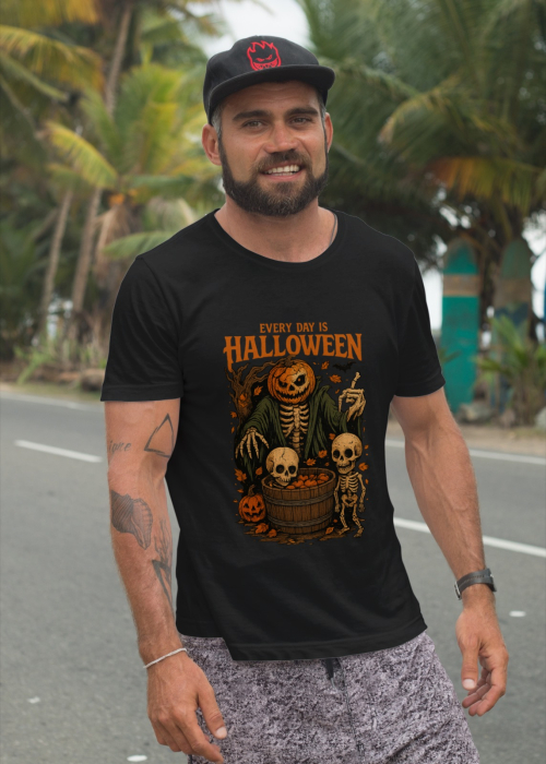 Tricou unisex 100% bumbac colectia Spooky Halloween [1]