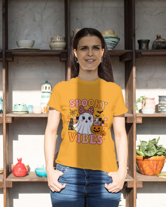 Tricou unisex 100% bumbac colectia Spooky Halloween [1]