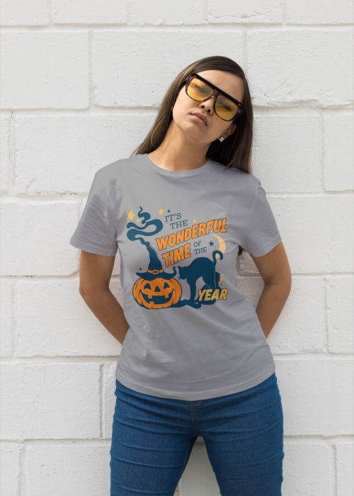 Tricou unisex 100% bumbac colectia Spooky Halloween [1]