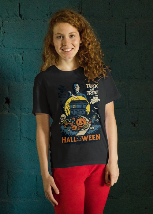 Tricou unisex 100% bumbac colectia Spooky Halloween [1]