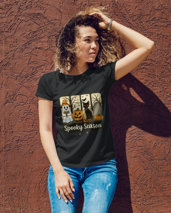 Tricou unisex 100% bumbac colectia Spooky Halloween [1]