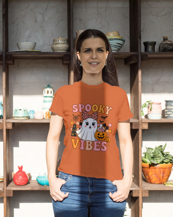 Tricou unisex 100% bumbac colectia Spooky Halloween [1]