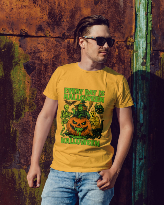 Tricou unisex 100% bumbac colectia Spooky Halloween [1]