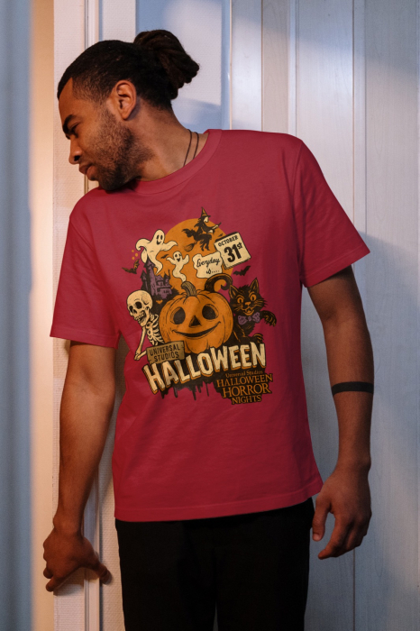 Tricou unisex 100% bumbac colectia Spooky Halloween [1]