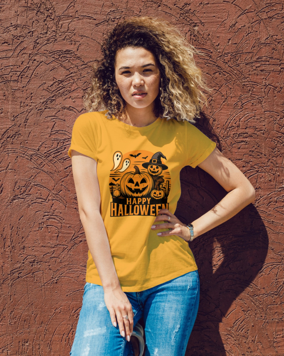Tricou unisex 100% bumbac colectia Spooky Halloween [1]