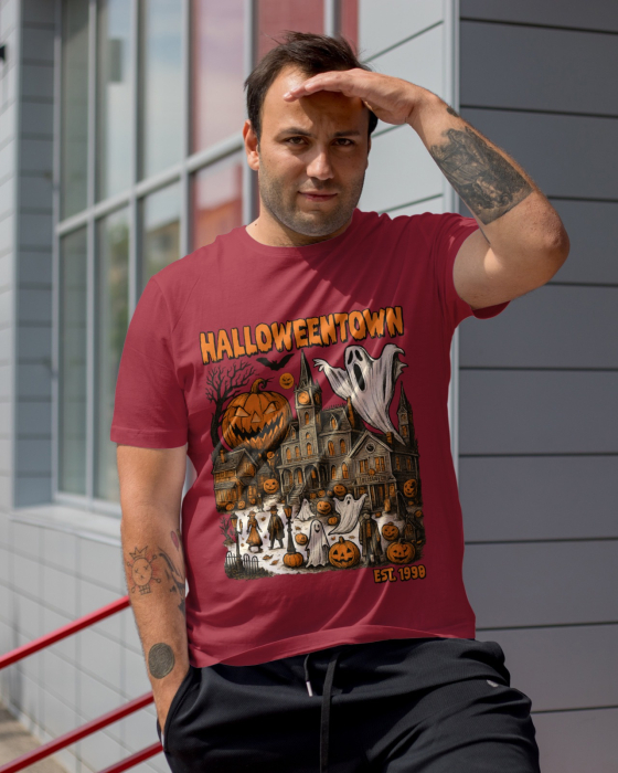 Tricou unisex 100% bumbac colectia Spooky Halloween [1]