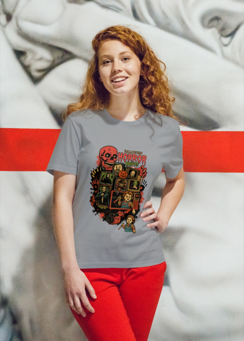 Tricou unisex 100% bumbac colectia Spooky Halloween [1]