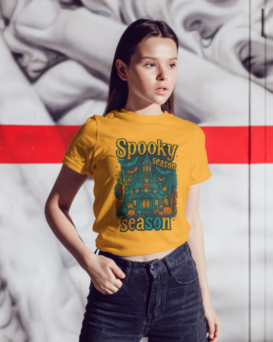 Tricou unisex 100% bumbac colectia Spooky Halloween [2]