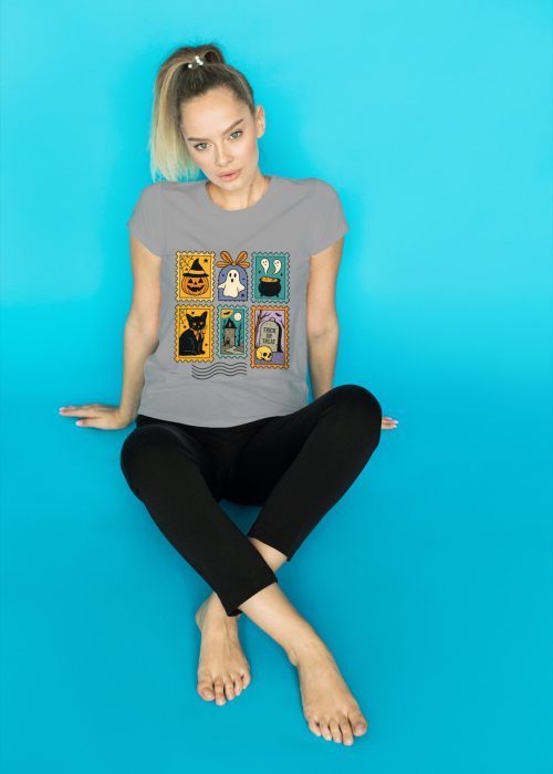 Tricou unisex 100% bumbac colectia Spooky Halloween [1]