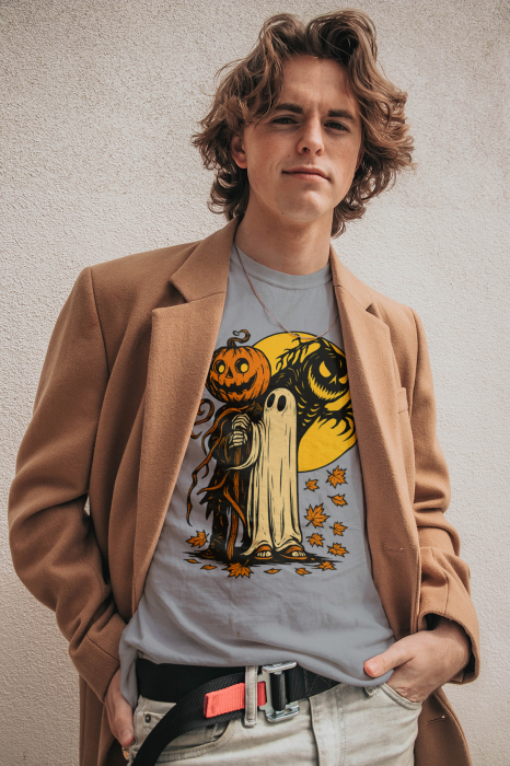 Tricou unisex 100% bumbac colectia Spooky Halloween [1]