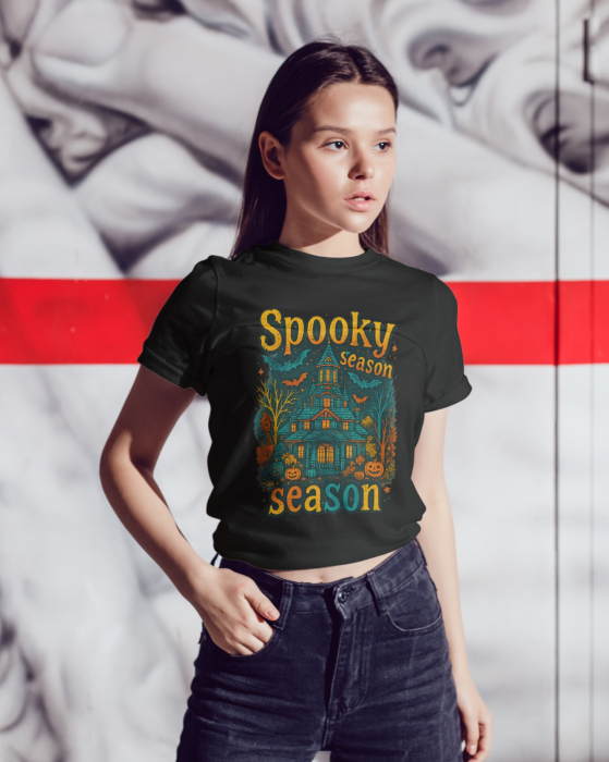 Tricou unisex 100% bumbac colectia Spooky Halloween [1]