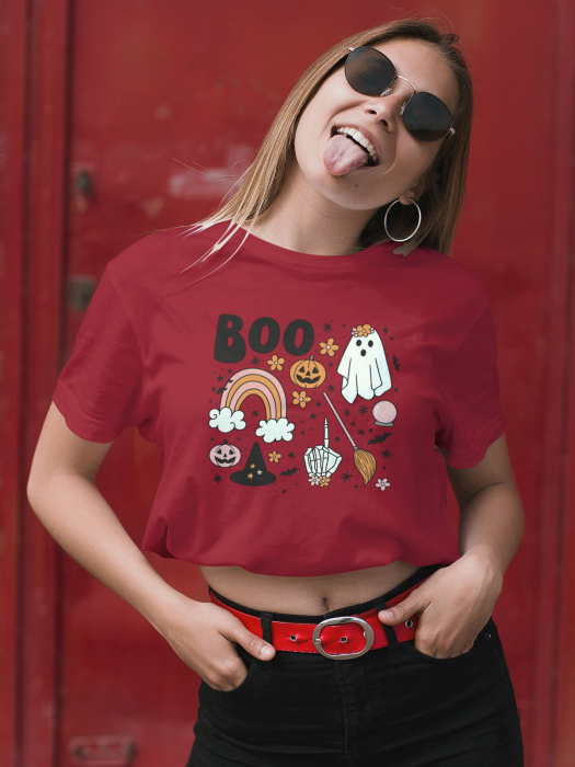 Tricou unisex 100% bumbac colectia Spooky Halloween [1]