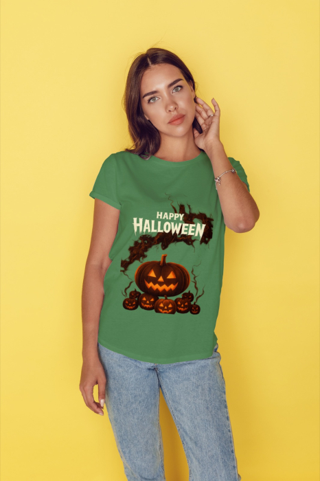 Tricou unisex 100% bumbac colectia Spooky Halloween [2]