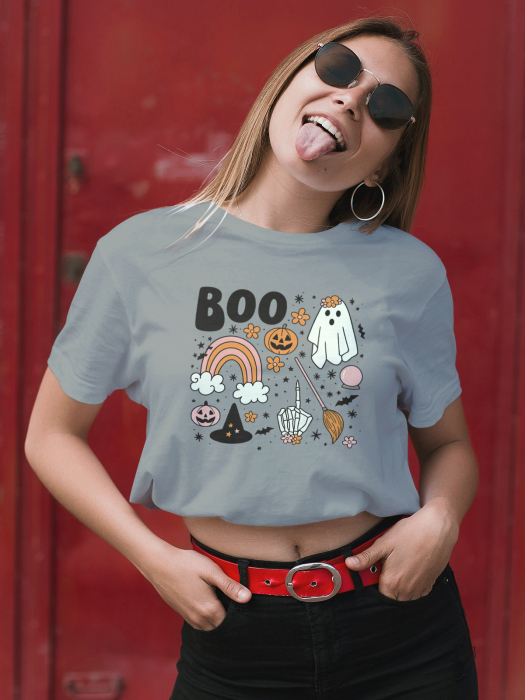 Tricou unisex 100% bumbac colectia Spooky Halloween [1]