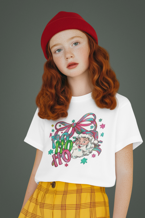 Tricou 100% bumbac unisex pentru copii Colectia Craciun – Modele pentru Baieti si Fete cu Grinch, Christmas si Personaje de Sarbatori [1]