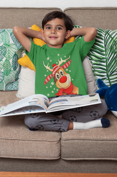 Tricou 100% bumbac unisex pentru copii Colectia Craciun – Modele pentru Baieti si Fete cu Grinch, Christmas si Personaje de Sarbatori [1]