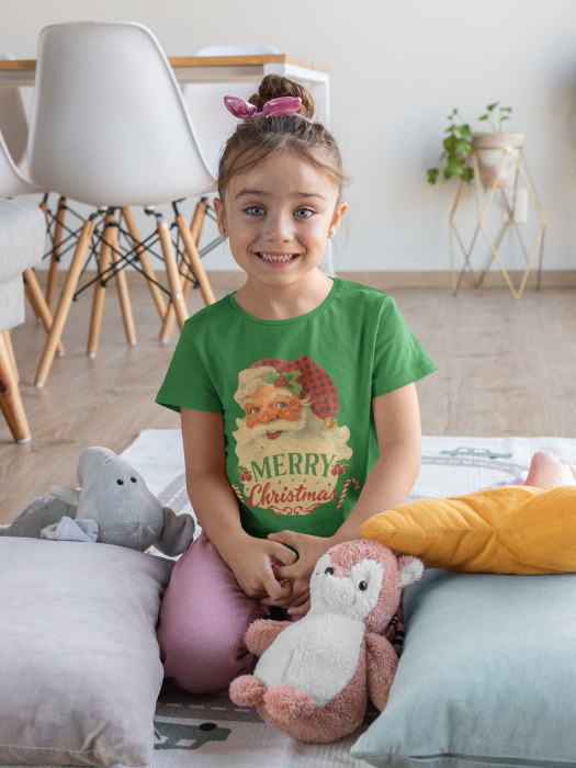 Tricou 100% bumbac unisex pentru copii Colectia Craciun – Modele pentru Baieti si Fete cu Grinch, Christmas si Personaje de Sarbatori [1]