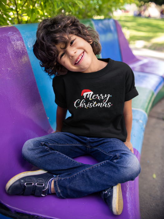 Tricou 100% bumbac unisex pentru copii Colectia Craciun – Modele pentru Baieti si Fete cu Grinch, Christmas si Personaje de Sarbatori [1]