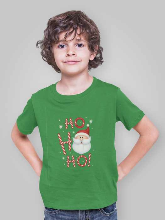 Tricou 100% bumbac unisex pentru copii Colectia Craciun – Modele pentru Baieti si Fete cu Grinch, Christmas si Personaje de Sarbatori [1]