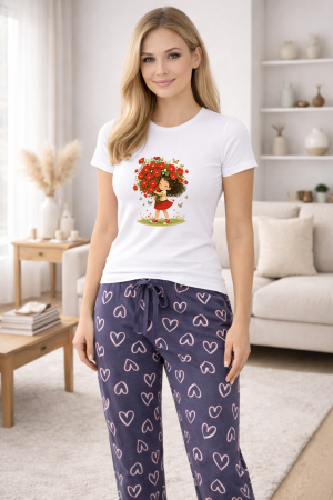 Pijamale - Pijamale dama din bumbac premium, pijama femei confortabila