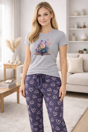 Pijamale - Pijamale dama din bumbac premium, pijama femei confortabila
