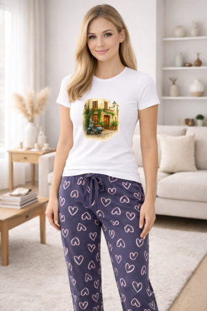 Pijamale - Pijamale dama din bumbac premium, pijama femei confortabila