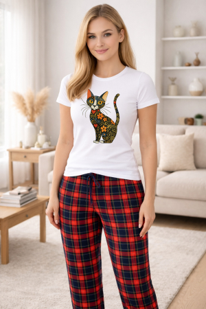 Pijamale - Pijamale dama din bumbac premium, pijama femei confortabila