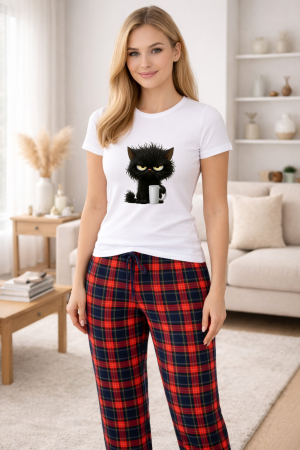 Pijamale - Pijamale dama din bumbac premium, pijama femei confortabila